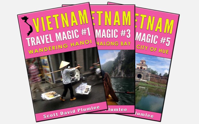 three book covers: Vietnam Travel Magic Series